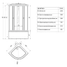 Душевая кабина Triton Стандарт 90x90 Щ0000061836 без гидромассажа