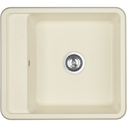 Кухонная мойка Aquaton Беллис 57 1A724932BS240 Жемчуг искусственный камень (литьевой мрамор) встраиваемый