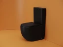 Унитаз компакт Ceramicanova Metropol CN4001T-BMB цвет Черный матовый без бачка с сиденьем Микролифт