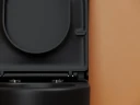 Унитаз компакт Ceramicanova Metropol CN4001T-BMB цвет Черный матовый без бачка с сиденьем Микролифт