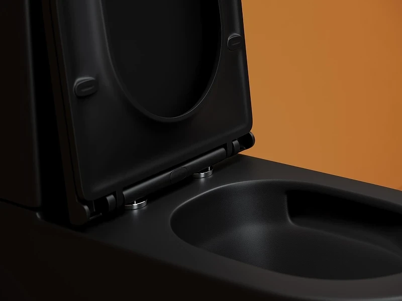 Унитаз компакт Ceramicanova Metropol CN4001T-BMB цвет Черный матовый без бачка с сиденьем Микролифт