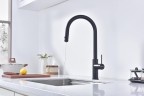 Смеситель для кухни Paulmark Galant Ga213077-AN Антрацит латунь
