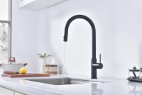 Смеситель для кухни Paulmark Galant Ga213077-AN Антрацит латунь