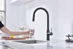 Смеситель для кухни Paulmark Galant Ga213077-AN Антрацит латунь