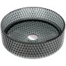 Раковина-чаша Ceramicanova Cristal 36 CN6060 Черная стекло накладная