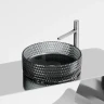 Раковина-чаша Ceramicanova Cristal 36 CN6060 Черная стекло накладная