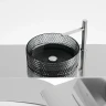 Раковина-чаша Ceramicanova Cristal 36 CN6060 Черная стекло накладная