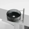 Раковина-чаша Ceramicanova Cristal 36 CN6060 Черная стекло накладная