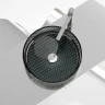 Раковина-чаша Ceramicanova Cristal 36 CN6060 Черная стекло накладная