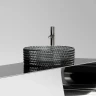 Раковина-чаша Ceramicanova Cristal 36 CN6060 Черная стекло накладная
