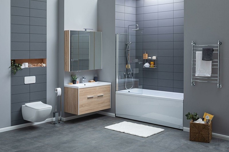 Акриловая ванна Aquanet Bright 175x75 216660 с каркасом