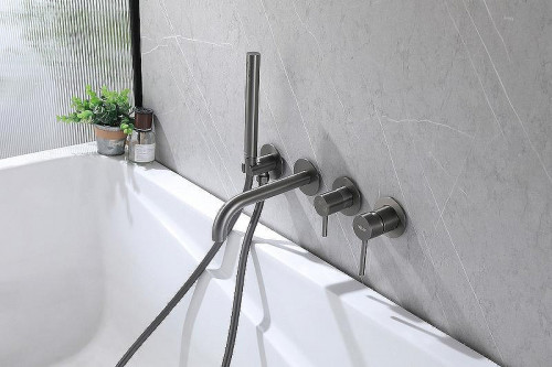 Смеситель для ванны Abber Wasser Kreis AF8130NG Никель