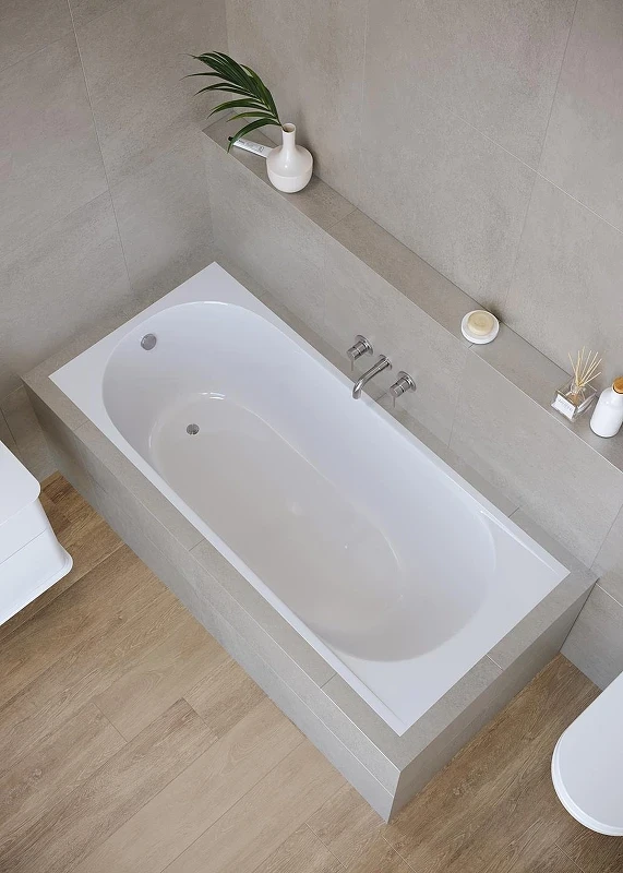 Ванна из искусственного камня Creto Fresh 180х80 20-1114 цвет Белый