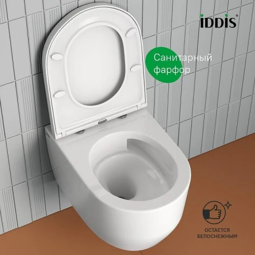 Унитаз Iddis Aiger AIGRDSEi25 подвесной с сиденьем Микролифт