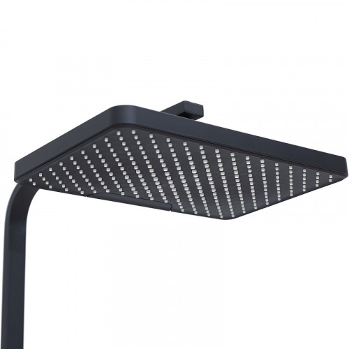 Душевая система Allen Brau Infinity 5.21030-31 Черная матовая латунь на стену