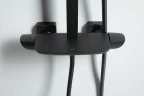 Душевая система Allen Brau Infinity 5.21030-31 Черная матовая латунь на стену