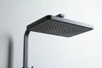 Душевая система Allen Brau Infinity 5.21030-31 Черная матовая латунь на стену