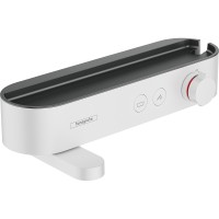 Смеситель для ванны Hansgrohe ShowerTabletSelect 400 24340700 с термостатом Белый матовый латунь на стену