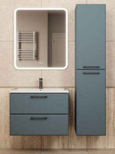 Тумба под раковину Uperwood Foster New 70 TFosterNEW70g подвесная цвет Серый графит