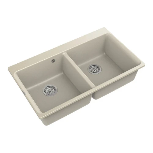 Кухонная мойка Rivelato Axel X-90-2D beige scuro цвет Темно-бежевый