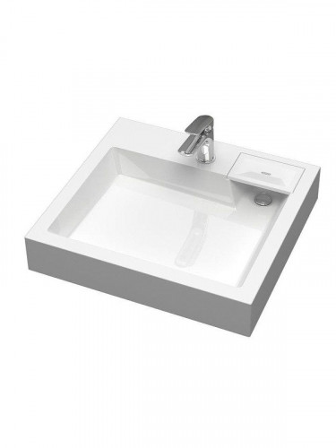 Раковина Uperwood Vission 60 45483000001 на стиральную машину цвет Белый глянцевый