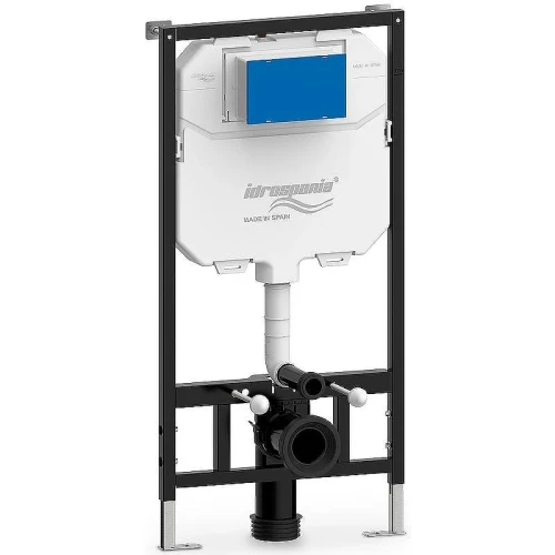 Комплект унитаза с инсталляцией Azario Idrospania Tabarca 40230+30360+AZ-0017 E-R с сиденьем Микролифт и Белой глянцевой клавишей смыва