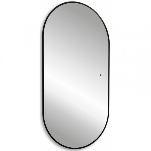 Зеркало Abber Kontur 55 AG6302SCB с подсветкой Черное с бесконтактным выключателем и диммером стекло