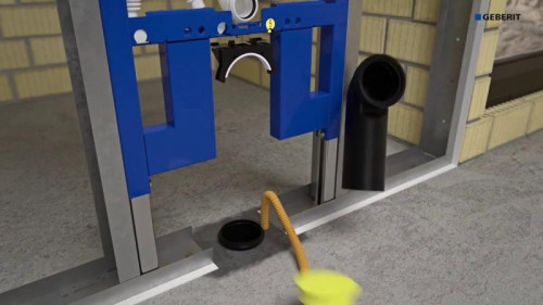 Инсталляция Geberit Duofix Sigma 8 111.796.00.1 для унитаза со смывным бачком нержавеющая сталь