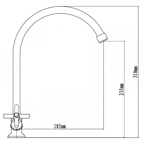 Смеситель для кухни ESKO Cancun CN 519 Хром