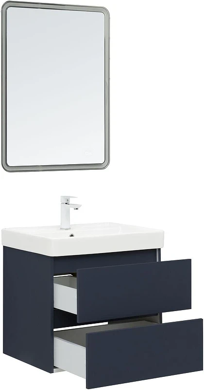 Тумба с раковиной Aquanet Вега 2.0 60 367331 подвесная цвет Маренго
