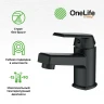 Смеситель для раковины Orange OneLife P02-021b Черный