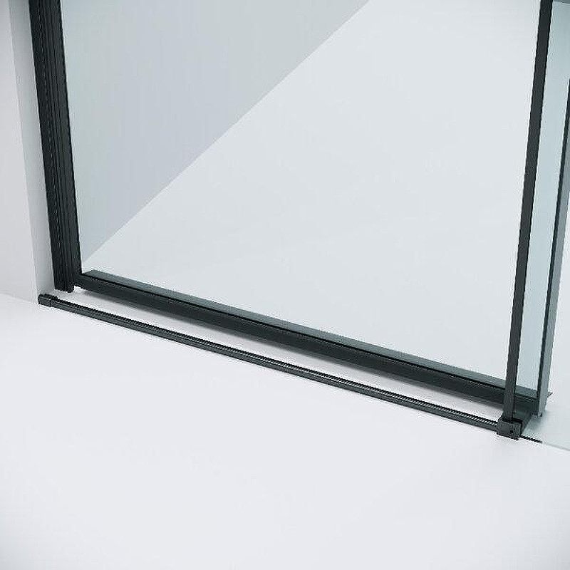 Душевая дверь Grossman Classic 140 100.K33.04.140.42.00 профиль Графит сатин стекло прозрачное