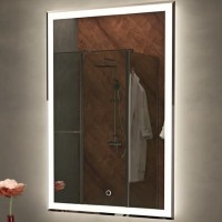 Зеркало Azario Minio 60 CS00066631 с подсветкой с сенсорным выключателем МДФ / ЛДСП, стекло