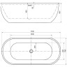 Акриловая ванна Aquanet Delight 170x78 208600 без гидромассажа