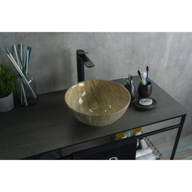 Раковина-чаша Gid Esfera Mnc488 32 54436 цвет Под камень глянцевый