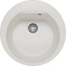 Кухонная мойка Polygran Atol-520 №36 627451 Белый хлопок искусственный камень (литьевой мрамор) встраиваемый