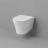 Унитаз Grossman Thin Rim GR-5604SQ подвесной цвет Белый глянцевый с сиденьем