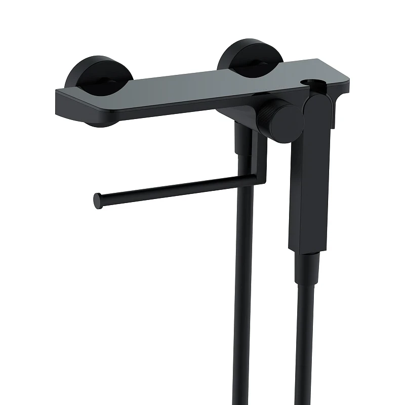 Гигиенический душ со смесителем RGW Shower Panels (Шоувер панелс) SP-220B 581408220-04 цвет Черный матовый