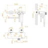Гигиенический душ со смесителем RGW Shower Panels (Шоувер панелс) SP-220B 581408220-04 цвет Черный матовый