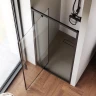 Душевая дверь AM.PM Gem 80 W90G-80-1P-BT профиль Черный матовый стекло прозрачное