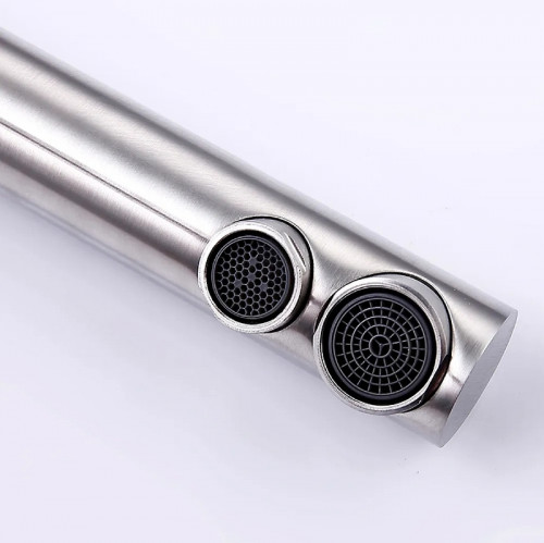 Смеситель для кухни Frap H899 F43899-3 Сатин нержавеющая сталь