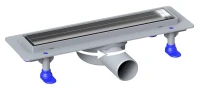 Душевой лоток Loranto Prime Skala 50 4026.0Y050K.050.1 с решеткой цвет Нержавеющая сталь / под плитку