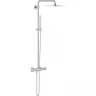 Душевая система Grohe Euphoria 26187000 с термостатом Хром латунь на стену