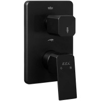 Смеситель для душа E.C.A. Tiera 102167205C1EX-KDE Черный матовый латунь встраиваемый