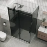 Душевой уголок Grossman Classic 120х70 120.K33.04.1270.21.10 профиль Черный матовый стекло тонированное