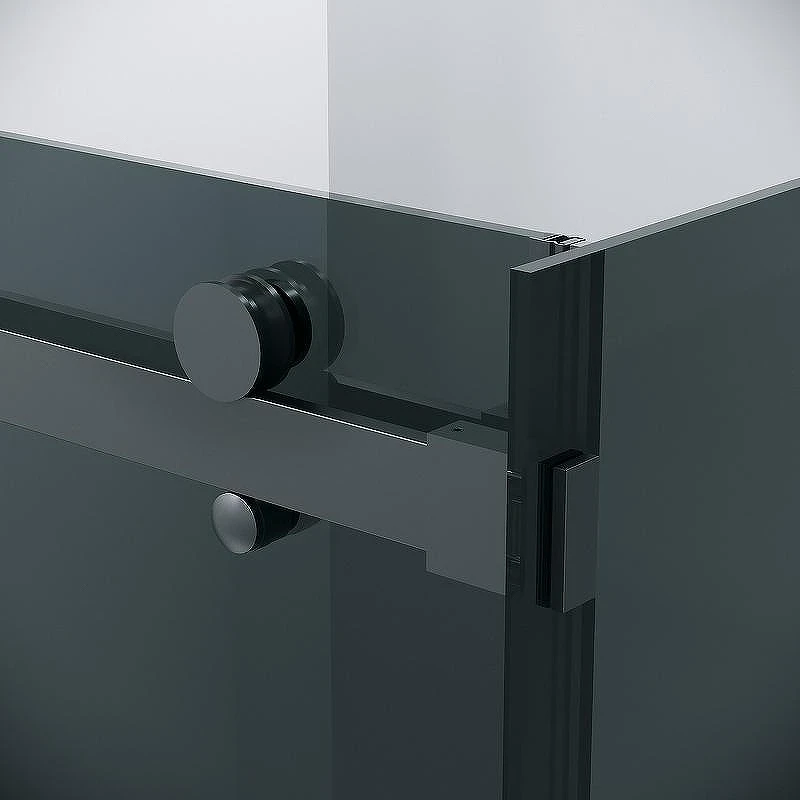 Душевой уголок Grossman Classic 120х70 120.K33.04.1270.21.10 профиль Черный матовый стекло тонированное