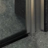 Душевая дверь Maybah Glass MGD-808-5 800x1980 на монопетле Хром матовый стекло сатиновое