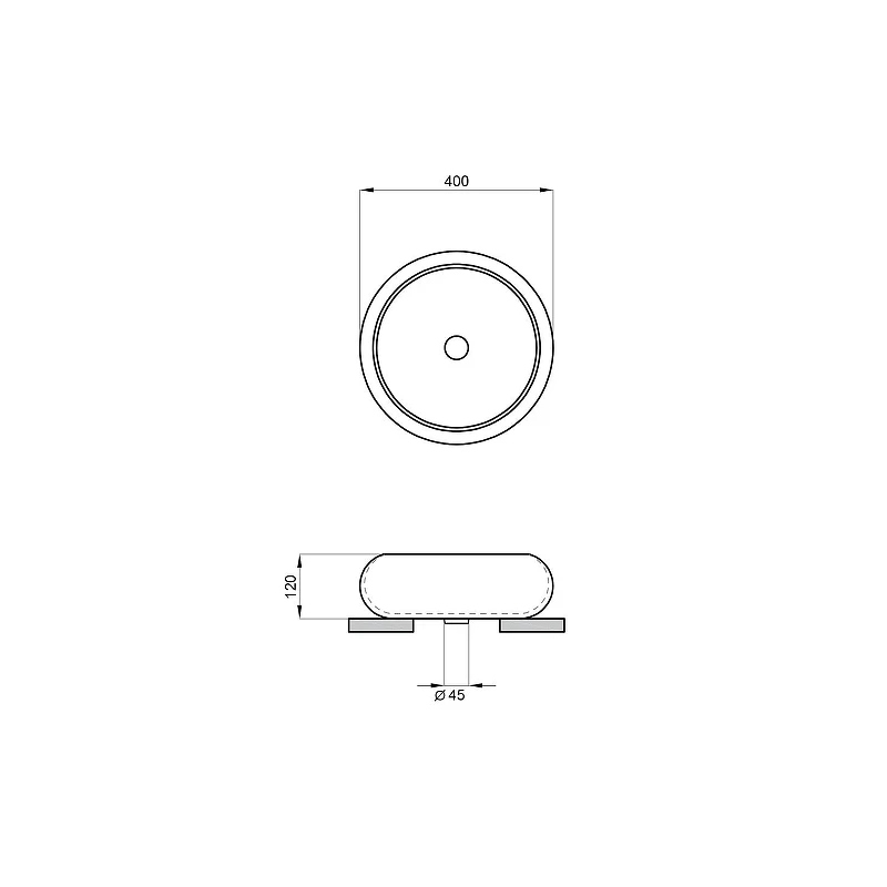Раковина-чаша Lavinia Boho Bathroom Sink 40 33311088 цвет Белый глянцевый