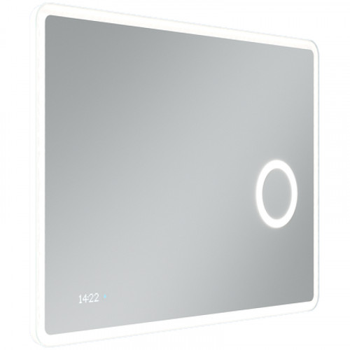 Зеркало Sancos Arcadia 1.0 100 AR1.1000 с подсветкой с сенсорным выключателем и часами стекло