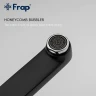 Душевая система Frap H49-6 F2449-6 Черная матовая Хром латунь на стену